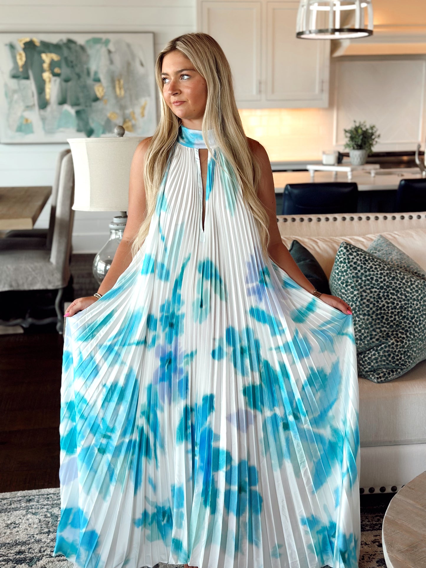 Blue waters dress